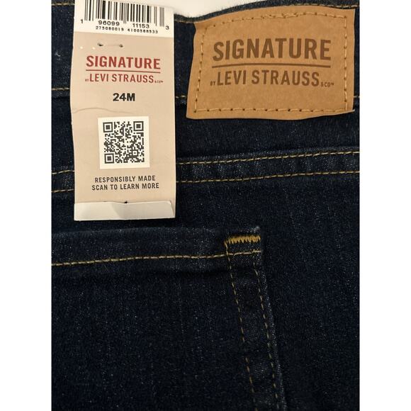 Levi Strauss Women’s Jeans Dark Wash Size 24M Mid-Rise Bootcut NWT - Picture 5 of 6